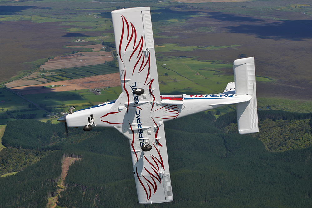 NZAero plane over forest