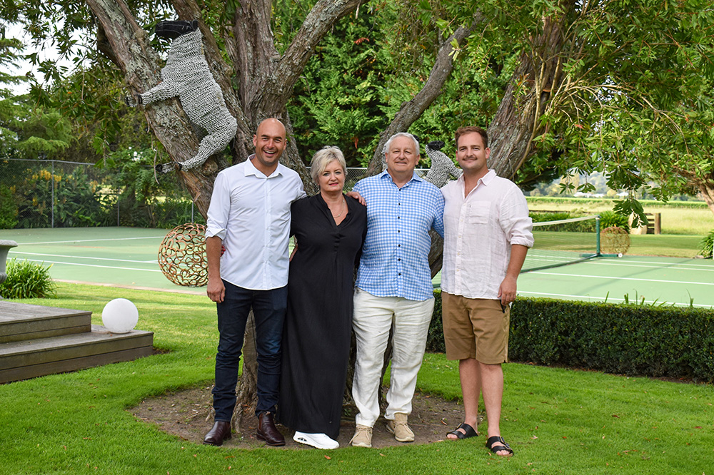 The Wisewool Team. Left to right: Harry, Nikki, Henry and Angus