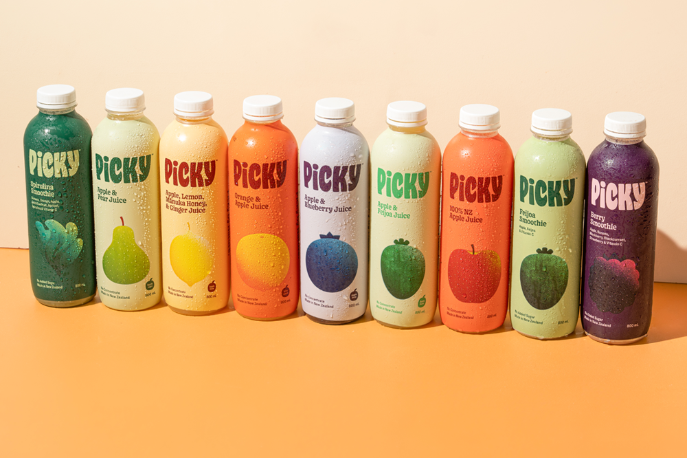 Picky products lined up