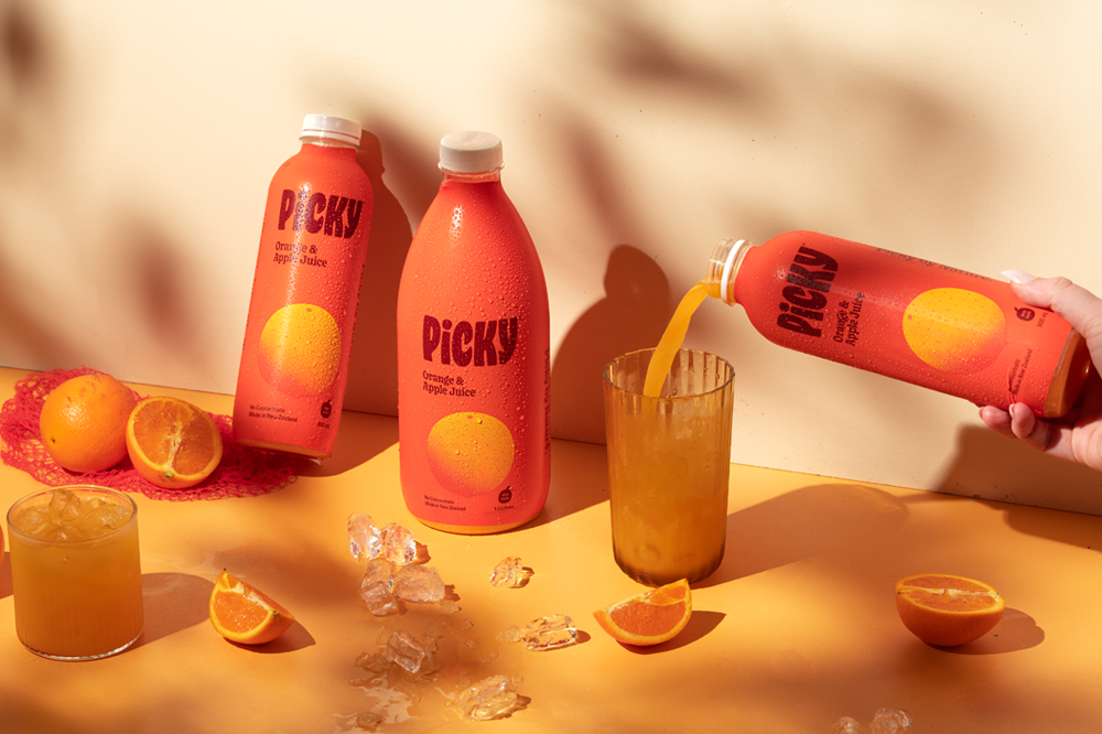 Picky Orange and Apple juice