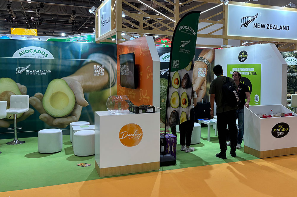Avocado stands at Asia Fruit Logistica 2025